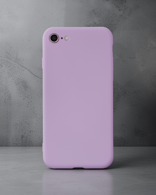 Apple İphone 7 Kılıf Nano İçi Kadife Silikon - Lila