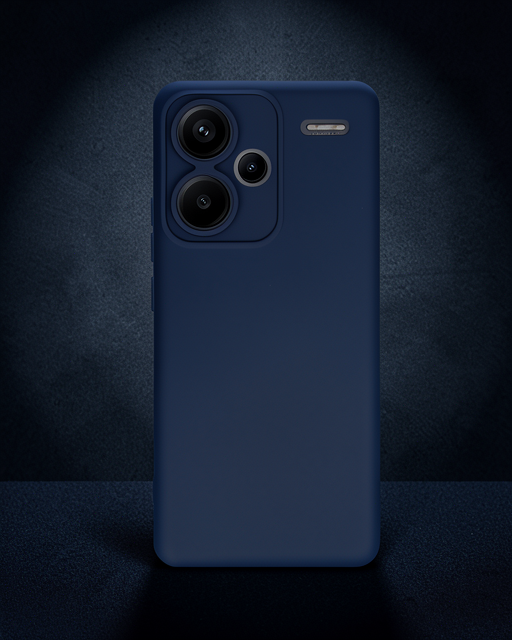 Xiaomi Redmi Note 13 Pro Plus Kılıf Nano İçi Kadife Silikon - Lacivert