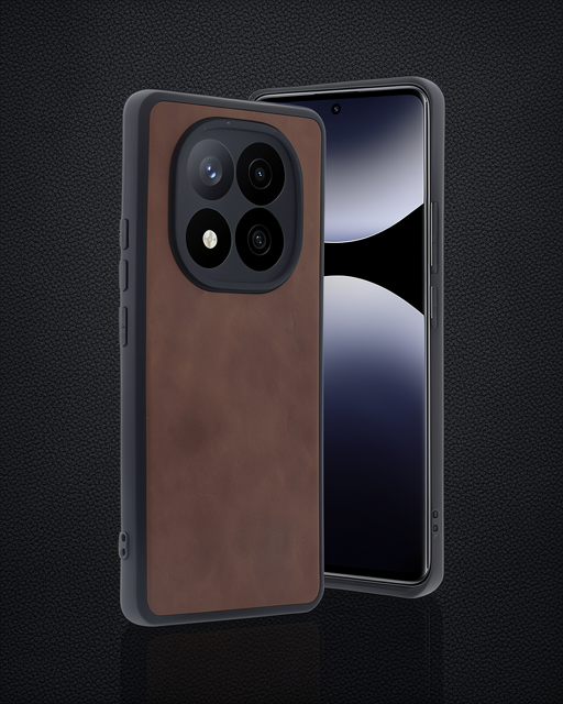 Xiaomi Redmi Note 14 Pro 5g Kılıf Aras Deri Kapak - Taba