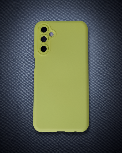 Samsung Galaxy M14 5g Kılıf Nano İçi Kadife Silikon - Sarı