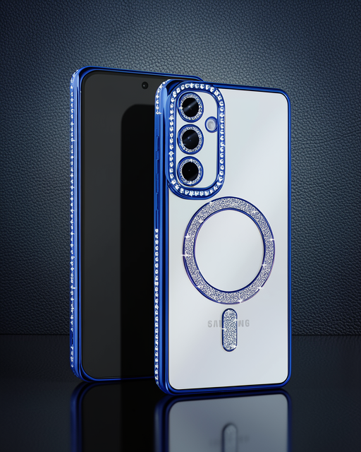 Samsung Galaxy S25 Edge Joke Simli Magneticsafe Kılıf - Mavi