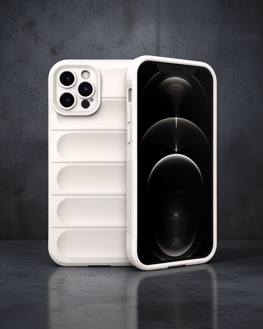 Apple İphone 12 Pro Kılıf Optimum Silikon - Krem
