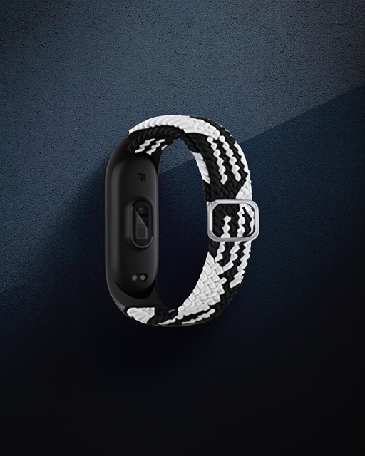 Xiaomi Mi Band 7 Kordon - Siyah-beyaz