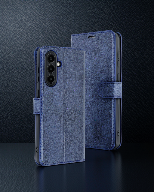 Samsung Galaxy A26 Kılıf Trend S Plus Kapaklı Kılıf - Lacivert
