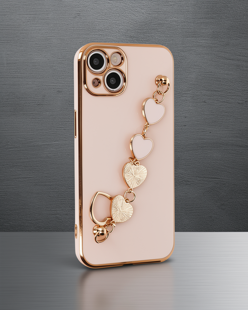 Apple İphone 14 Kılıf Esila Silikon - Pudra