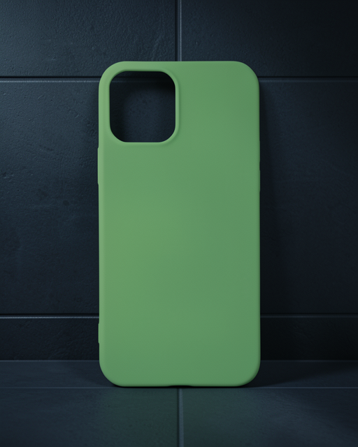 Apple İphone 12 Mini Kılıf First Silikon - Yeşil