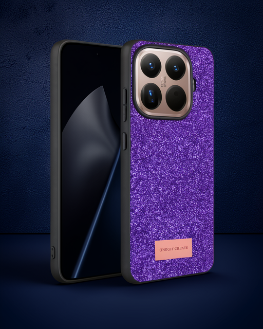 Onegif Xiaomi Mi 15t Pro Bright Simli Kapak - Derin Mor