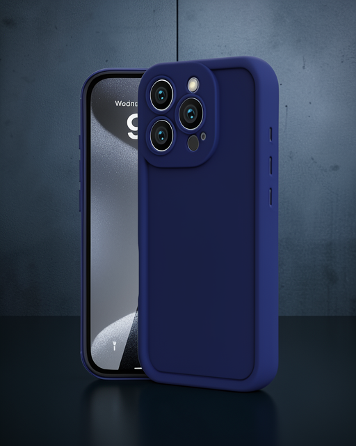 Apple İphone 16 Pro Max Kılıf Viera Silikon - Lacivert