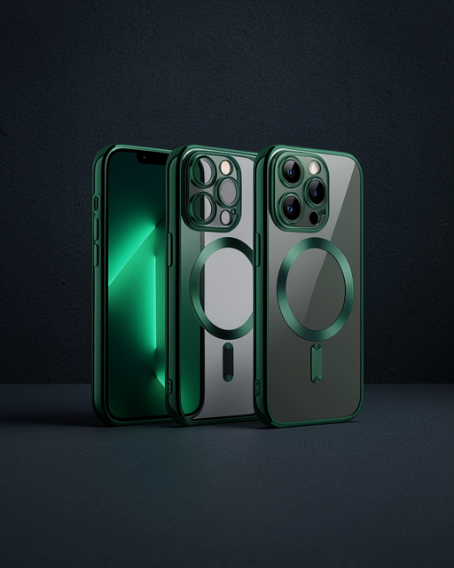 Apple İphone 12 Pro Kılıf Kross Magneticsafe Kapak - Koyu Yeşil