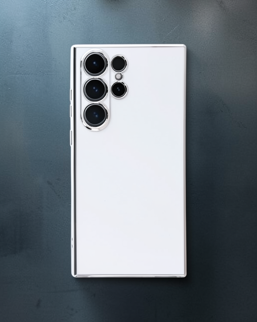 Samsung Galaxy S23 Ultra Kılıf Volet Silikon - Beyaz