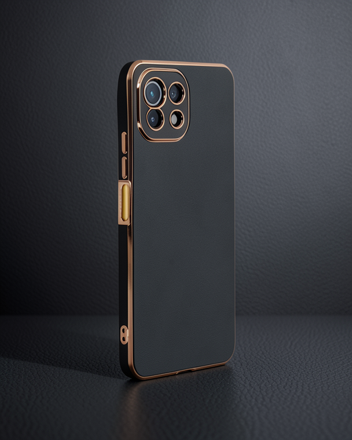 Xiaomi Mi 11 Lite Kılıf Volet Silikon - Siyah