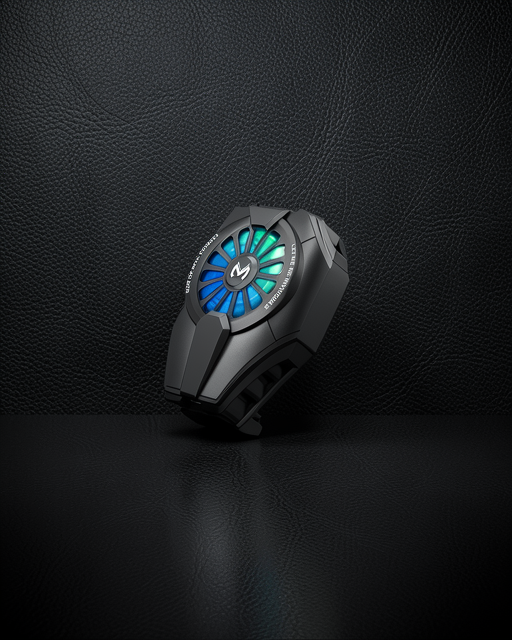 Dl06 Rgb Radyatör Telefon Soğutucu Fan - Siyah