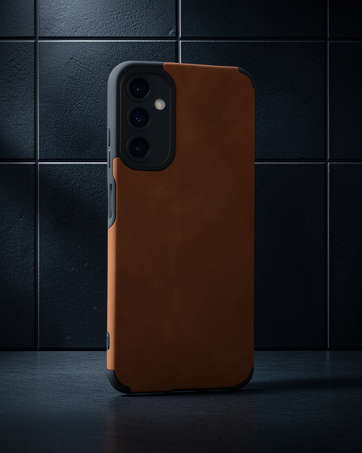 Samsung Galaxy A05s Kılıf Loop Deri Silikon - Kahverengi