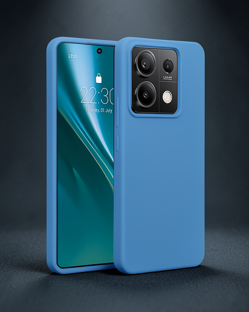 Xiaomi Redmi Note 13 Pro 4g Kılıf First Silikon - Mavi