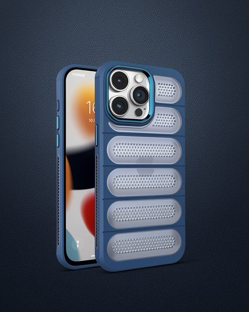 Apple İphone 15 Pro Kılıf Airmax Silikon Kapak - Lacivert