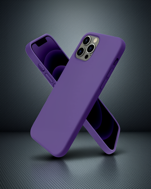 Apple İphone 12 Pro Kılıf First Silikon - Mürdüm
