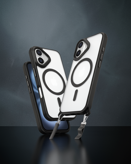 Apple İphone 16 Plus Kılıf Enka Magsafe Silikon Kılıf - Siyah