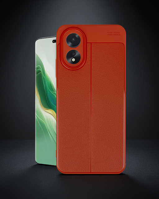 Oppo A38 Kılıf Auto Focus Kapak - Kırmızı