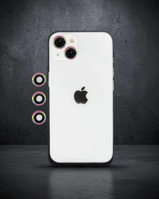 Apple İphone 14 Shine Kamera Lens - Rainbow
