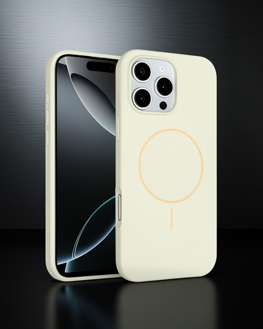 Joko Apple İphone 16 Pro Kılıf Jully Magsafe Kapak - Bej