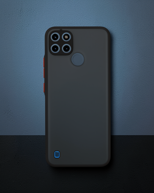 Realme C21y Kılıf Montreal Silikon Kapak - Siyah