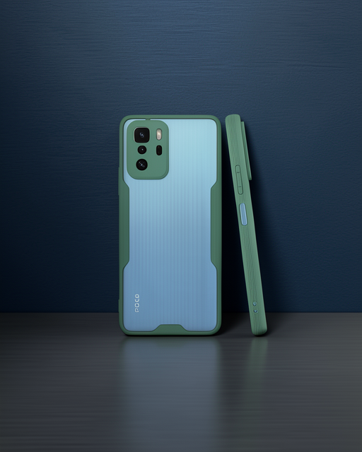 Xiaomi Poco X3 Gt Kılıf Platin Silikon - Yeşil