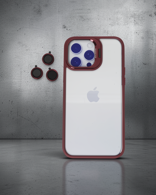 Joko Apple İphone 14 Pro Kılıf Roblox Lens Standlı Kapak - Bordo