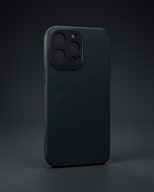 Apple İphone 15 Pro Max Kılıf Loop Deri Silikon - Yeşil