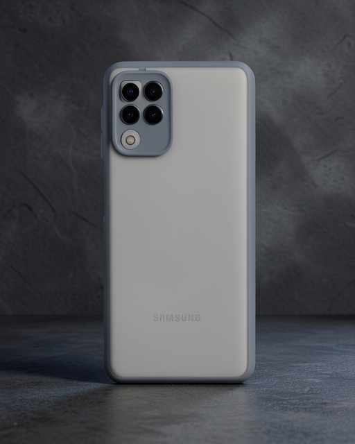Samsung Galaxy A22 Kılıf Montreal Silikon Kapak - Gri