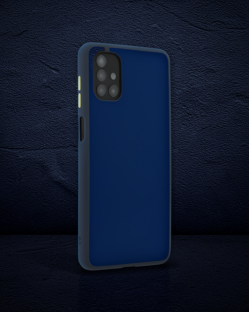 Samsung Galaxy M51 Kılıf Montreal Silikon Kapak - Lacivert