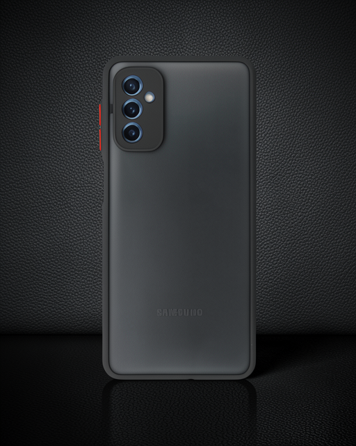 Samsung Galaxy M52 5g Kılıf Montreal Silikon Kapak - Siyah