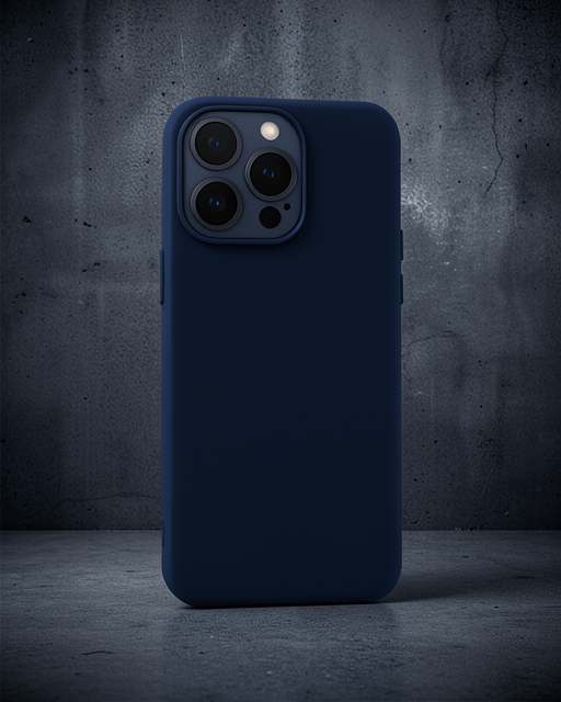 Apple İphone 15 Pro Kılıf Puma Silikon - Lacivert