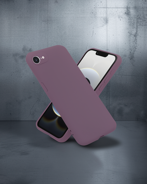 Apple İphone 16e Kılıf First Silikon - Mürdüm
