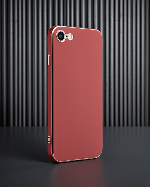 Apple İphone 7 Kılıf Volet Silikon - Kırmızı