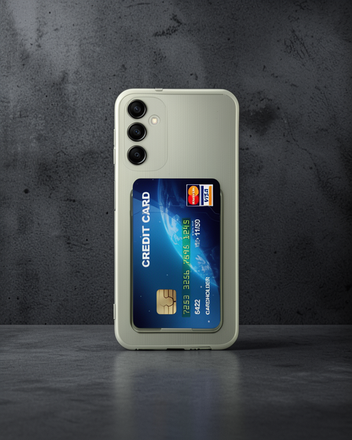 Samsung Galaxy A54 5g Kılıf Kart Şeffaf Silikon - Şeffaf