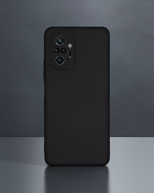 Xiaomi Redmi Note 10 Pro Kılıf First Silikon - Siyah