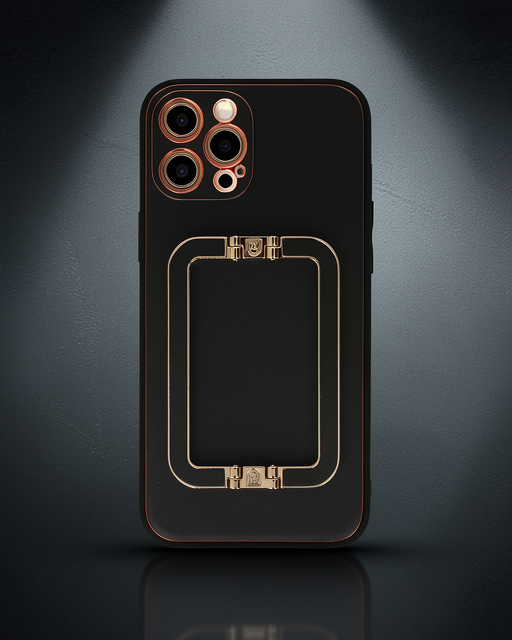 Apple İphone 12 Pro Kılıf Coco Elit Kapak - Siyah