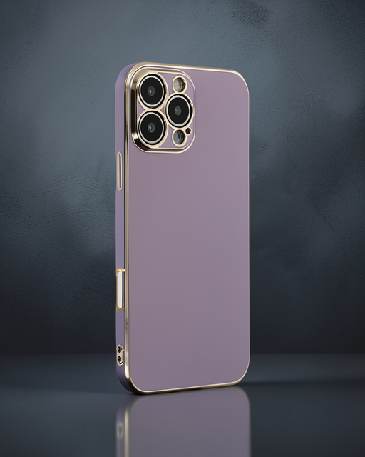 Apple İphone 16 Pro Max Kılıf Volet Silikon - Mor