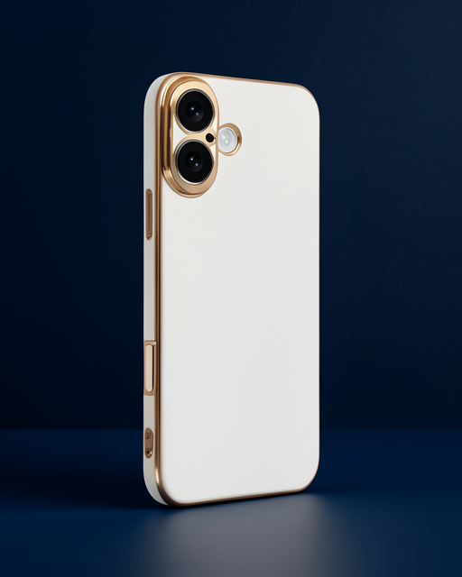 Apple İphone 16 Kılıf Volet Silikon - Beyaz