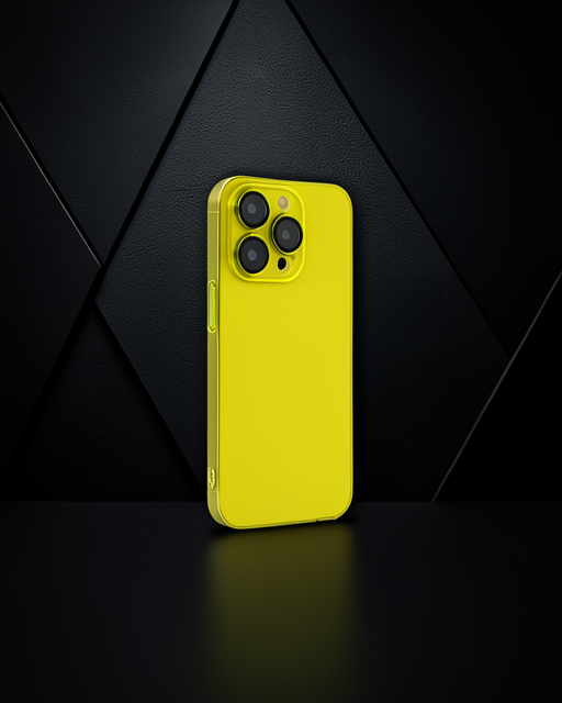 Apple İphone 13 Pro Kılıf Armada Lensli Kapak - Sarı