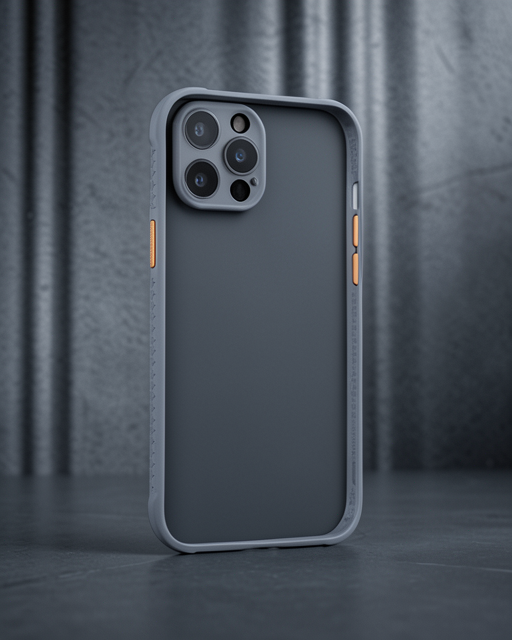 Apple İphone 12 Pro Kılıf Miami Şeffaf Silikon - Gri
