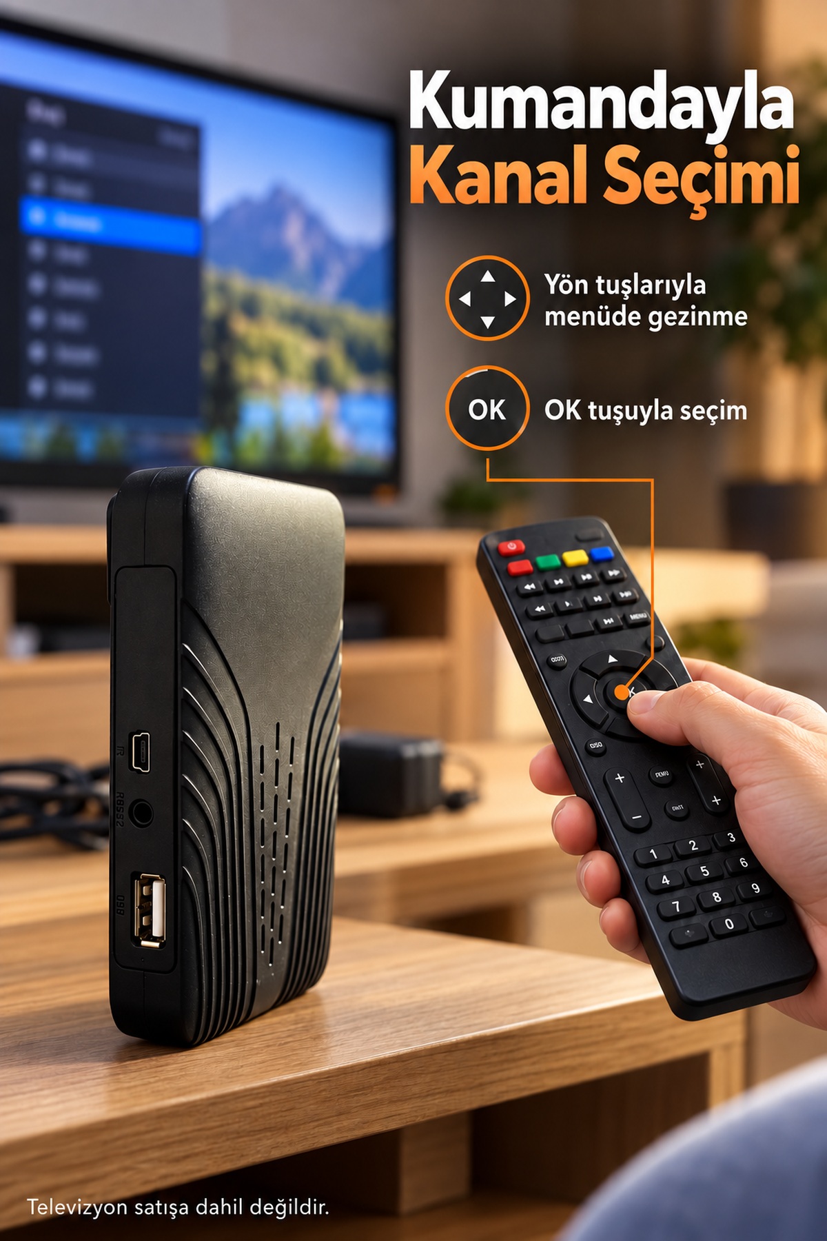 HDMI ve AV Bağlantılı HD Uydu Alıcısı