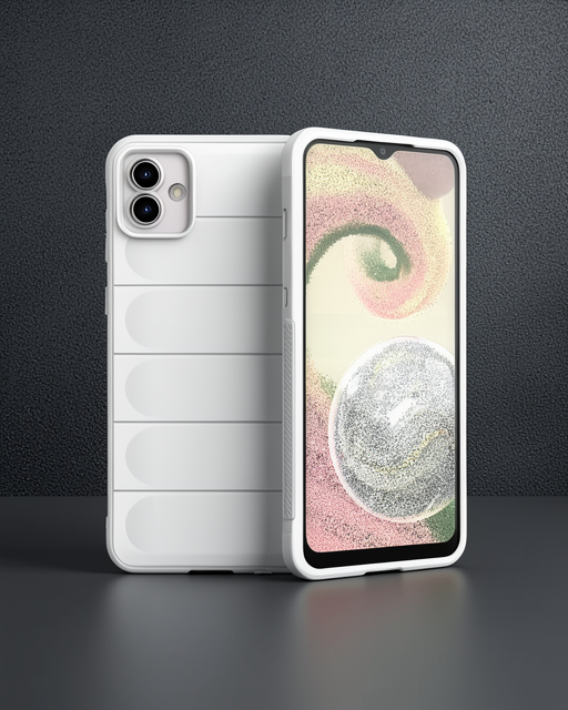 Samsung Galaxy A04 Kılıf Optimum Silikon - Krem