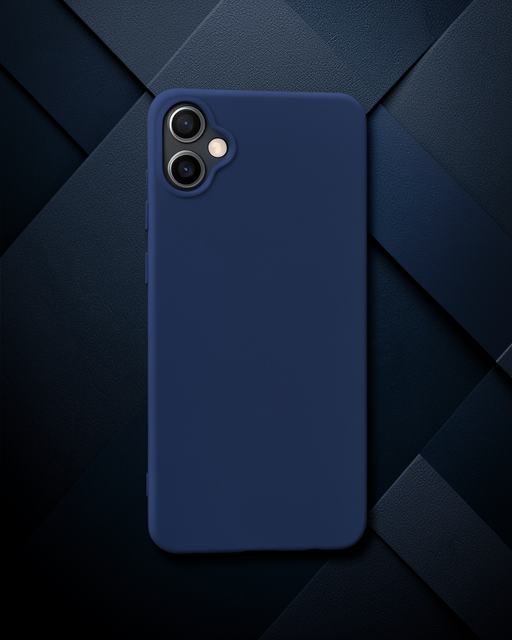 Samsung Galaxy A05 Kılıf Nano İçi Kadife Silikon - Lacivert