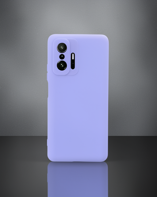 Xiaomi Mi 11t Pro Kılıf Nano İçi Kadife Silikon - Lila
