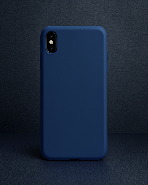 Apple İphone Xs Max Kılıf Nano İçi Kadife Silikon - Lacivert