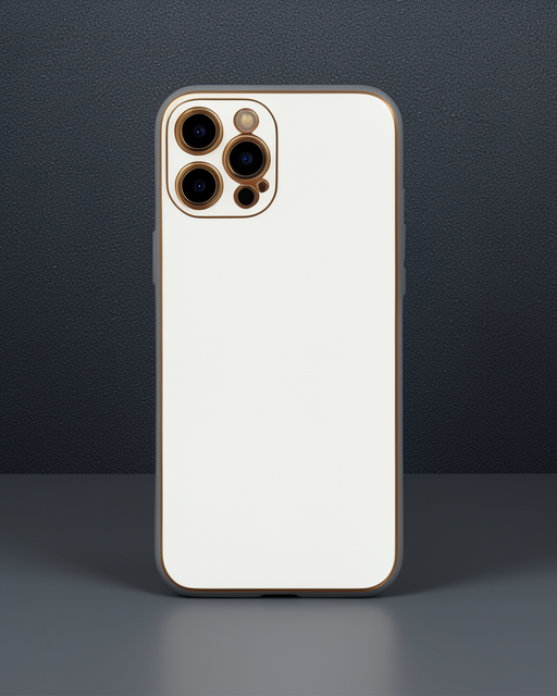 Apple İphone 12 Pro Kılıf Coco Deri Silikon Kapak - Beyaz