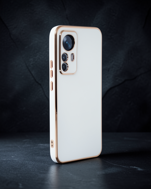 Xiaomi Mi 12t Pro Kılıf Volet Silikon - Beyaz