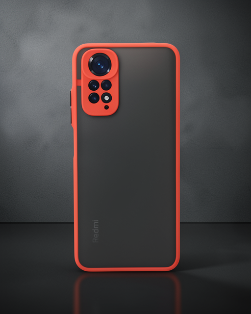 Xiaomi Redmi Note 11 Kılıf Montreal Silikon Kapak - Kırmızı