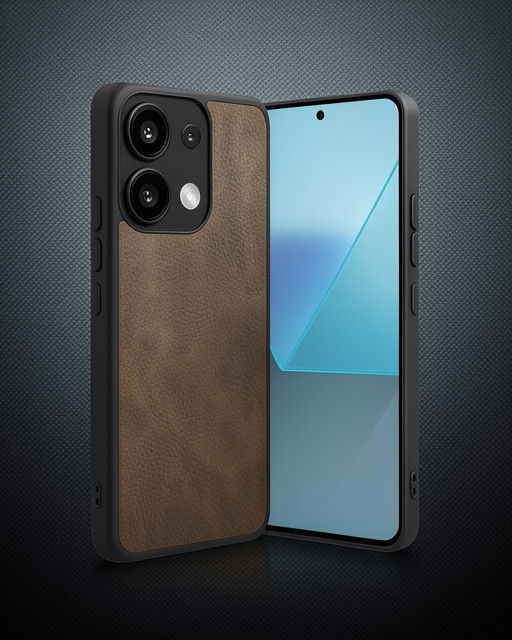 Xiaomi Redmi Note 13 Pro 5g Kılıf Aras Deri Kapak - Taba